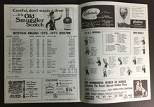 Load image into Gallery viewer, 1972 Boston Garden NHL Hockey Program Pittsburgh Penguins Bruins Esposito Cover