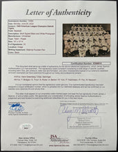 Load image into Gallery viewer, 1940 Detroit Tigers A.L. Champions Team Signed Photo x33 Autographs MLB JSA LOA