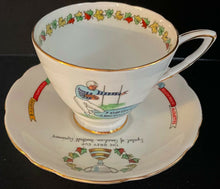 Load image into Gallery viewer, 1950's Vintage Toronto Argonauts CFL Football Royal Stafford Cup + Saucer