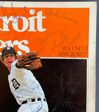 Load image into Gallery viewer, 1977 Toronto Blue Jays 1st Season MLB Program Toronto/ Detroit Team Signed Cover