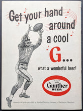 Load image into Gallery viewer, 1959 NFL Football Complete Unscored Program Baltimore Colts Los Angeles Rams VTG