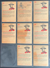 Load image into Gallery viewer, 1973 O-Pee-Chee Royal Canadian Mounted Police RCMP Centennial 8 Different Cards