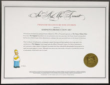 Load image into Gallery viewer, The Simpsons Original Production Art Drawing Homer Simpson 2007 20th Century Fox