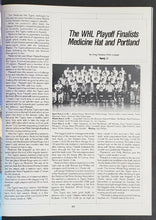 Load image into Gallery viewer, 1987 Memorial Cup Program Oshawa Civic Centre Chevaliers - Medicine Hat Tigers