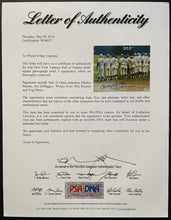Load image into Gallery viewer, New York Yankees Autographed MLB Photo Mantle DiMaggio Berra Ford Rizzuto PSA