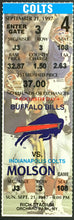 Load image into Gallery viewer, 1997 NFL Football Ticket Indianapolis Colts vs Buffalo Bills Rich Stadium
