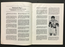 Load image into Gallery viewer, 1979 Daily Star Royal Albert Hall Boxing Fight Card Honouring Muhammad Ali Vtg