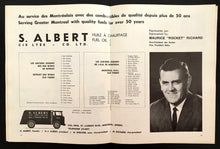 Load image into Gallery viewer, 1967 Montreal Forum Quebec Oldtimers vs Detroit Red Wings Oldtimers VTG Program