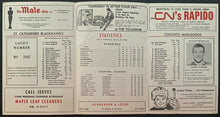Load image into Gallery viewer, 1966 OHA Vintage Hockey Program St Catherines Blackhawks v Toronto Marlies