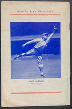 Load image into Gallery viewer, 1941 How To Play Baseball Booklet Vol. 4-8 INTL Baseball School All Star Series