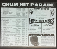 Load image into Gallery viewer, 1968 Chum Chart Radio Survey The Guess Who Album Advertisement Four Tops Motown