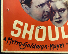 Load image into Gallery viewer, 1933 Vintage Should Ladies Behave MGM Movie Poster Lionel Barrymore Alice Brady