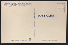 Load image into Gallery viewer, 1930 Yankee Stadium New York Post Card MLB Baseball Largest Ball Park In USA