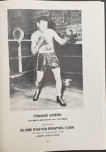 Load image into Gallery viewer, 1986 14th Annual Maryland Boxing Hall of Fame Award Banquet Program Harry Jeffra