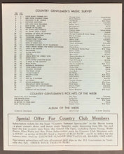 Load image into Gallery viewer, 1964 CFGM 1310 Toronto Official Country Music Chart Radio Survey George Jones