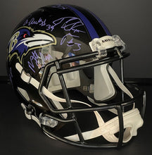 Load image into Gallery viewer, 2019/20 Baltimore Ravens Team Signed x23 Riddell Helmet Beckett Jackson Harbaugh