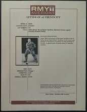 Load image into Gallery viewer, Vintage 1960 Turofsky Hockey Photo Boom Boom Geoffrion Montreal Canadiens Legend