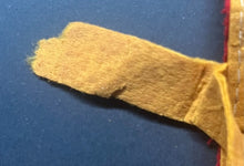 Load image into Gallery viewer, 1940s Cody Wyoming Cowboy Let Er Buck 30" Felt Pennant Vintage