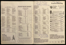 Load image into Gallery viewer, 1974 Horse Racing Queens Plate Program with Reporter Notes + Pass + Credentials