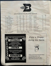 Load image into Gallery viewer, 1974 Buffalo Braves vs New York Knicks Rare Maple Leaf Gardens Toronto Program