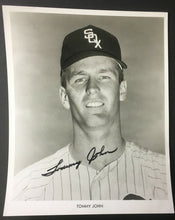 Load image into Gallery viewer, Tommy John Autographed MLB Baseball Photo Chicago White Sox Vintage Signed