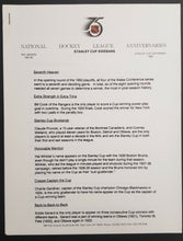 Load image into Gallery viewer, 1992-1993 NHL Stanley Cup 100th Anniversary Centennial Press Kit Hockey Photos