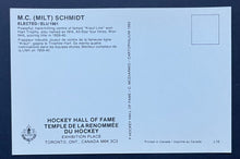 Load image into Gallery viewer, 1983 Milt Schmidt Signed Original Carleton McDiarmid Portrait Artwork Autograph