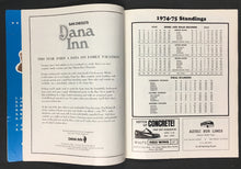 Load image into Gallery viewer, 1975-1976 WHA Hockey Program San Diego Mariners vs Phoenix Roadrunners Vintage