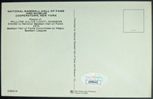 Load image into Gallery viewer, Judy Johnson Signed Hall Of Fame Autographed Postcard Hilldale Club HOF COA