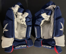 Load image into Gallery viewer, 2022 Nikita Kucherov Game Worn Bauer Hockey Gloves Photo Matched Tampa Bay NHL