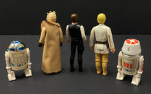 Load image into Gallery viewer, 1977 Luke Skywalker R2-D2 Han Solo Tusken Raider R5-D4 Star Wars Figurines