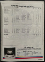 Load image into Gallery viewer, 1989 NHL Hockey Toronto Maple Leafs Program Signed x5 Autographed Bruins Bourque