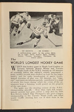 Load image into Gallery viewer, 1933-34 General Motors Hockey Broadcast Guide Maple Leafs / Maroons Version