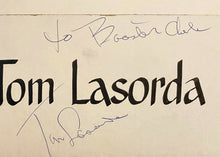 Load image into Gallery viewer, 1950 MLB Baseball Signed Name Card Autographed Tommy Lasorda Los Angeles Dodgers