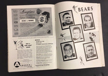 Load image into Gallery viewer, 1956 NFL Program Cleveland Browns vs Chicago Bears Soldiers Field Football