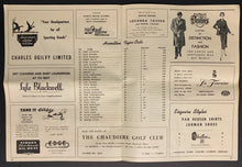 Load image into Gallery viewer, 1951 CFL Football Program Ottawa Rough Riders vs Hamilton Tiger-Cats Vintage