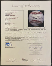 Load image into Gallery viewer, Willie Mays Signed Rawlings National League Baseball MLB Giants HOFer JSA LOA