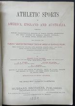 Load image into Gallery viewer, 1889 Al Spalding Athletic Sports in America England and Australia Hardcover Book