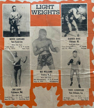 Load image into Gallery viewer, 1947 Boxing Poster World Champions And Past Greats Of The Prize Ring Vintage