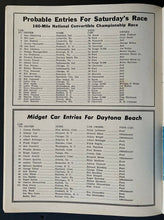 Load image into Gallery viewer, 1956 Vintage 7th Annual International NASCAR Daytona Beach Classics Program