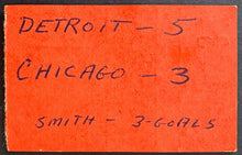 Load image into Gallery viewer, 1964 Detroit Olympia NHL Hockey Program + Ticket Red Wings vs Chicago Blackhawks