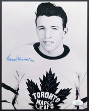 Load image into Gallery viewer, Vintage NHL Hockey Toronto Maple Leafs Autographed Gaye Stewart Photo JSA COA