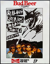 Load image into Gallery viewer, 1990 Rolling Stones Urban Jungle European Concert Tour Program Mick Jagger
