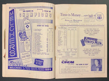 Load image into Gallery viewer, 1962 Montreal Forum NHL Hockey Program Canadiens vs Detroit Red Wings