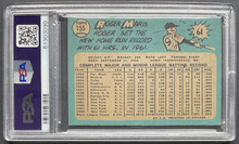 Load image into Gallery viewer, 1965 O-Pee-Chee Roger Maris #155 New York Yankees MLB Card PSA EX 5