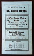 Load image into Gallery viewer, 1950 Boston Gardens Hockey Lineup Card Bruins vs Toronto Maple Leafs NHL Barilko