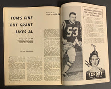 Load image into Gallery viewer, 1963 Canadian Football League Magazine Touchdown Vintage Canada Sports