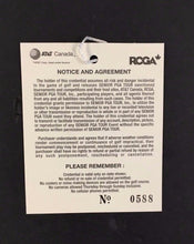 Load image into Gallery viewer, 08/26/2001 Mississauga Golf Country Club Final Day Badge AT&T Canada Senior Pen