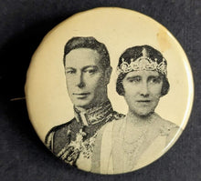 Load image into Gallery viewer, 1930s King George VI Queen Mother & Princesses Margaret + Elizabeth Royals Pins
