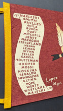 Load image into Gallery viewer, 1954 Cleveland Indians American League Champions Roster Full Size Pennant MLB